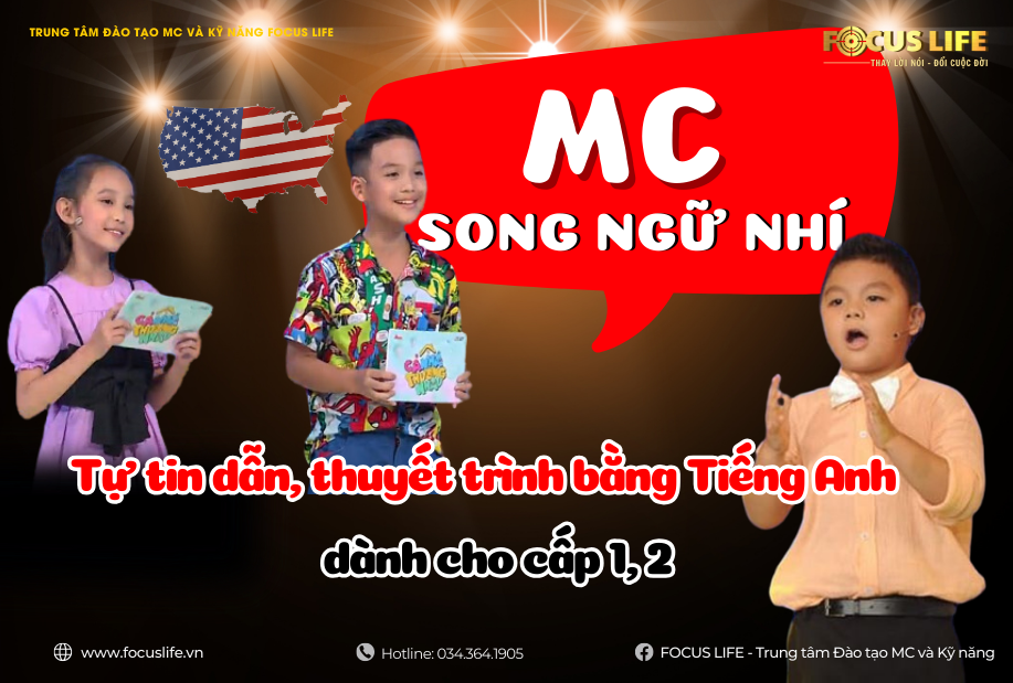 KHOÁ HỌC MC SONG NGỮ NHÍ